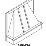 Wood Hood 36"W