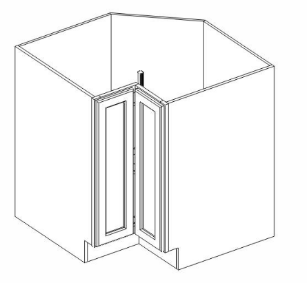 ls3309 Base Lazy Susan 33Wx24Dx34.5H - Image 1