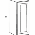 Wall Cabinet 12"Wx12"Dx42"H - 1 Door