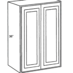 Wall Cabinet 33"Wx12"Dx36"H - 2 Door