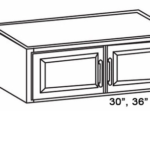24" Deep Wall Cabinet 36"Wx24"D'x24"H 2 Door