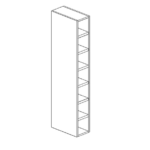 WALL CUBE 6"W X 12"D X 42"H