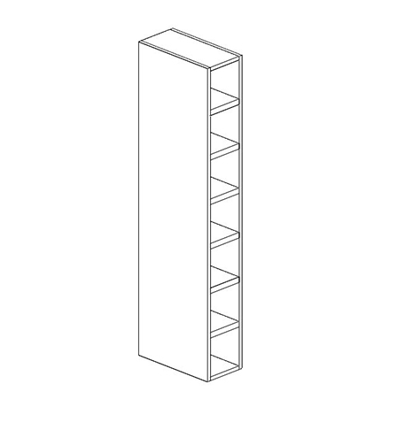 wc642 WALL CUBE 6"W X 12"D X 42"H - Image 1