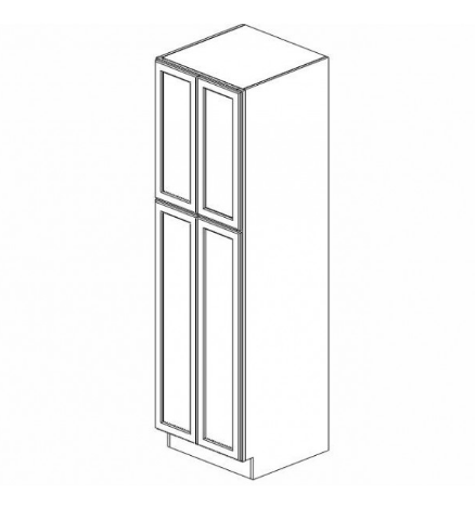 wp2496b Wall Pantry 24"Wx24"Dx96"H 4 Doors - Image 1