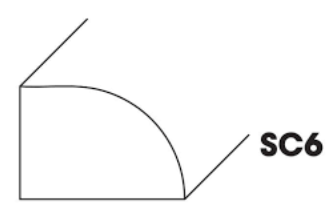 sc6sm Shoe Molding 1/2" Width x 3/4" Height x 96" Depth - Image 1