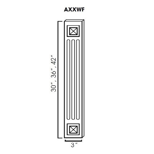 0401481a-b541-45d8-afb4-040f87e3a632_AW-A30WF__90695.1741821879 (AW-GW-TW-PW) Decorative Wall Filler. Fluted with beveled square - 3"Wx3/4"Dx30"H - Image 1
