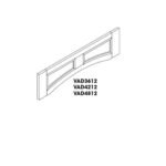 Arched Panel Valance - 36"Wx12"Hx.75"D - Trimmable 2 1/2" Each Side