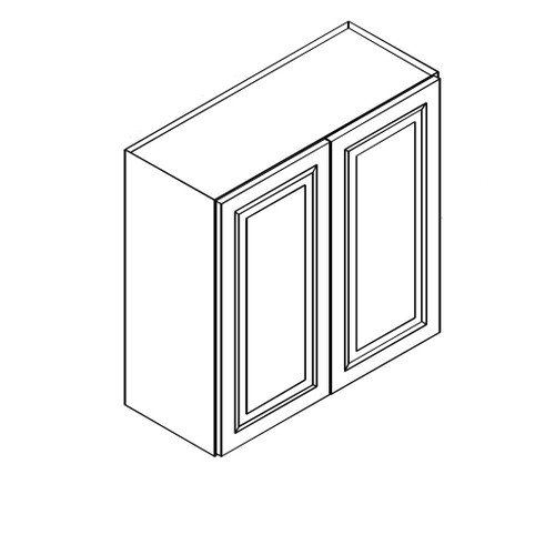2059dc1d-d4d4-461c-af64-de8dfe6c8824_PD-W3324B__07285.1741820311 Wall Cabinet 33"Wx12"Dx24"H - 2 Doors - Image 1