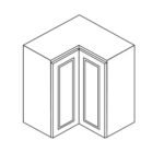 Wall Square Corner Cabinet - 24"Wx12"Dx30"H
