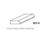 Bull nose scribe Molding 96"