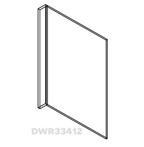 114ad1c5-ebff-43ce-ab88-0c1a702e890b_SL-DWR33412__50456.1704556037 Dishwasher Panel with 3" return 24"Wx1/2"Dx34.5H - Image 1