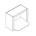 Microwave Oven Cabinet 30"Wx12"Dx18"H Opening: 14-1/8"Hx26-7/8"W