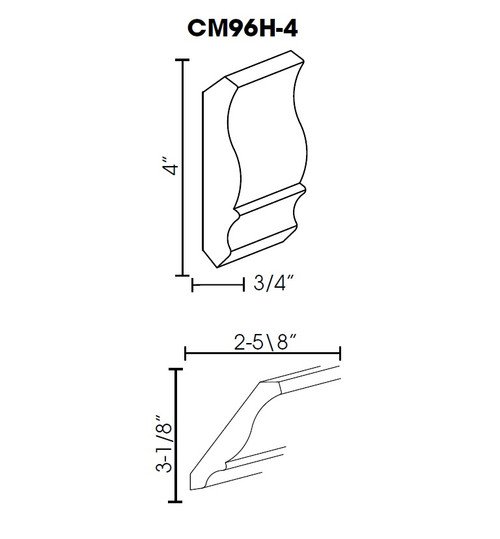 20c6ab7f-68f9-47c3-af09-8518a914bdbe_AB-CM96H-4__06720.1704559011 Decorative Large Crown 4"Wx96H - Image 1