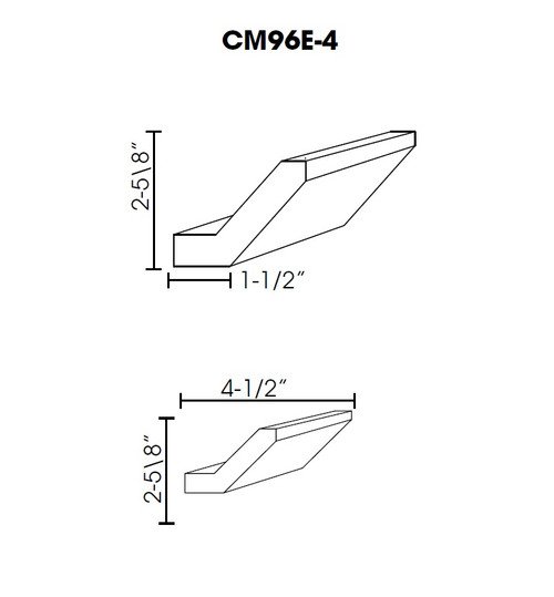 45c39b55-1bc1-4d65-814b-eb9619f297c5_AZ-CM96E-4__43250.1741822677 Crown Molding is straight 2-5/8" - Image 1
