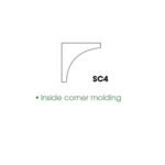 Inside corner Molding 3/4"x3/4"x96"