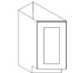 Base Transitional Cabinet 24" to 12" LEFT