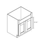 Farm Sink Base 33"Wx24"Dx34.5"H