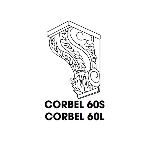 700a3a66-19a5-43ed-9ae1-90a5964e49db_SL-CORBEL60S__11980.1704556033 Small Corbel 5"Wx5"Dx10"H - Image 1