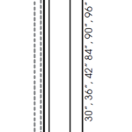 Overlay Filler 2-1/2"Wx3/4"Dx89-1/4"H