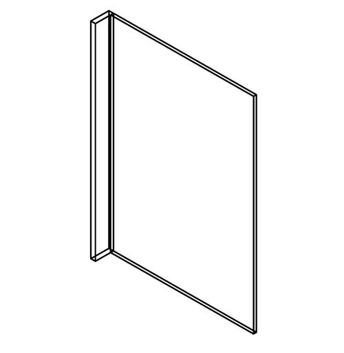 cb3fef7c-8b58-48dc-ba61-db0c3cb5c15d_AN-REP24843-3_4___24923.1741821546 Refrigerator End Panel 24"Wx3/4"Dx84"H with 3" return - Image 1