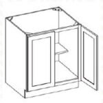 30"W  Full Height Door Base- 30"Wx24"Dx34.5"H * 2 Door