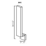 Base Filler 3"Wx3/4"Dx34.5"H