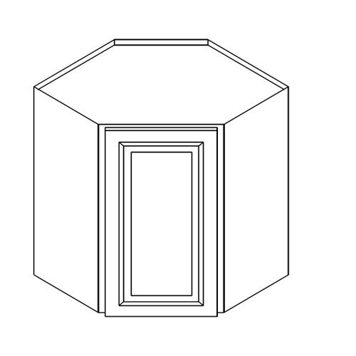 fc1e8f2b-9f14-4cf0-b297-7b7d93b7900f_AN-WDC273615__96499.1704555041 Wall Diagonal Corner Cabinet 27"Wx15"Dx36"H - 1 Door - Image 1
